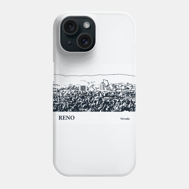 Reno - Nevada Phone Case by Lakeric