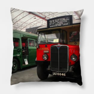 Classic London Buses Pillow