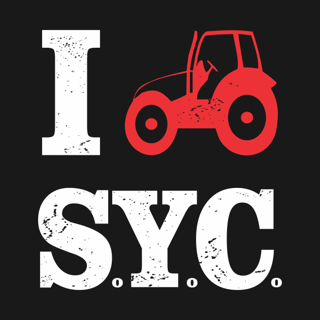 I tractor syc dark tee by CrazyCreature