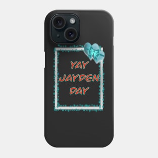 YAY JAYDEN DAY RED AND BLUE 1 NOVEMBER Phone Case