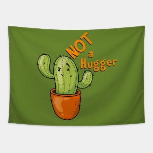 Kawaii Cactus - Not A Hugger Tapestry