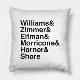 Helvetica Composers Pillow