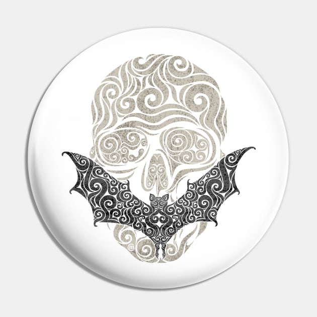 Beautiful Bat Pin by VectorInk