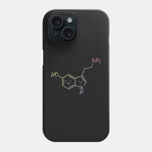 Cute Serotonin Molecule Phone Case