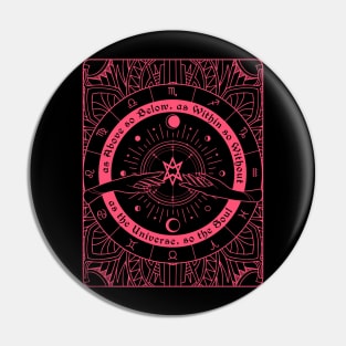 As Above So Below Pin