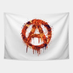 Anarchy Splat 2 Tapestry