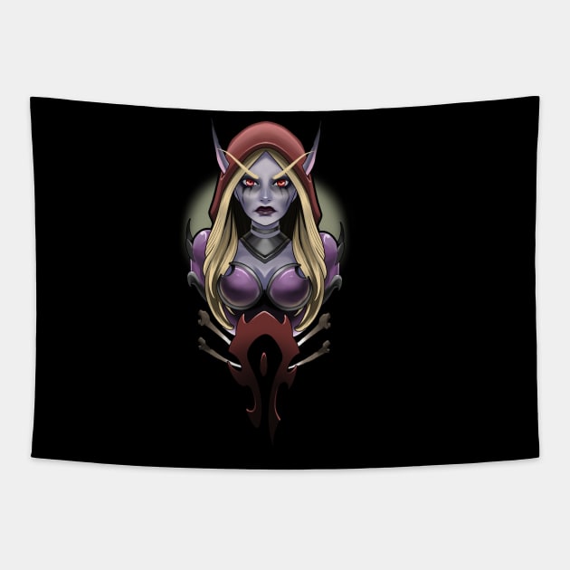 Sylvanas Windrunner Tapestry by Vika_lampa_13