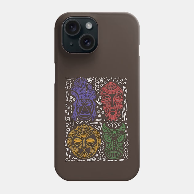 African Tribal Patterns Phone Case by Genesis