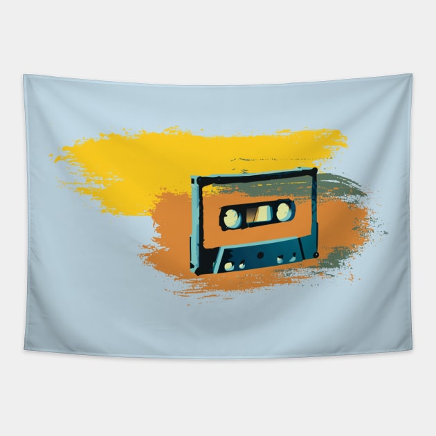 cassette Tapestry by Kalle