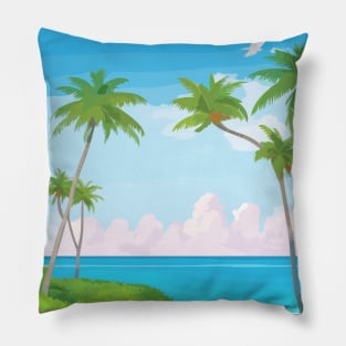 Palm beach Florida Pillow