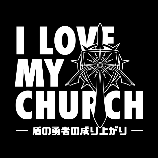 BD016 I Love My Four Heroes Church by breakout_design