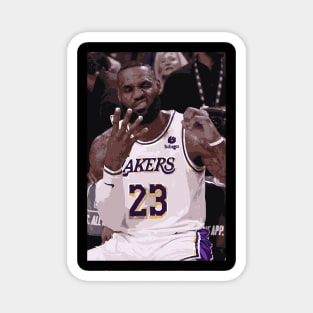 Lebron James 40k Points Milestone Magnet