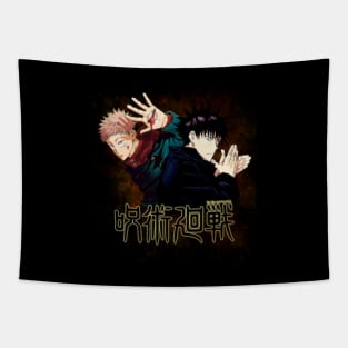 Yuji and Megumi Jujutsu Kaisen Tapestry