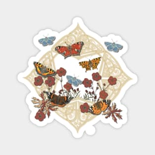 Butterfly Celtic Garden Fantasy Magnet