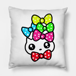 Ribbon Kitty Pillow