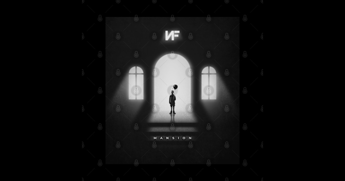 NF at Mansion - Nf Rapper - Sticker | TeePublic