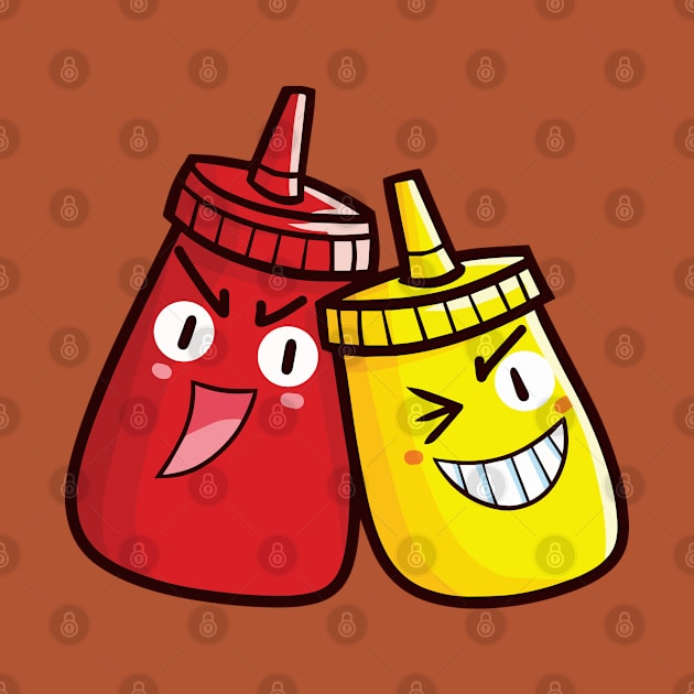 Duo Ketchup by Jocularity Art