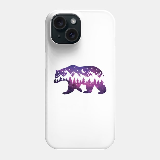 Galaxy Bear Phone Case by AmazingArtMandi