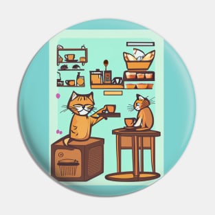 Catpuccino Pin