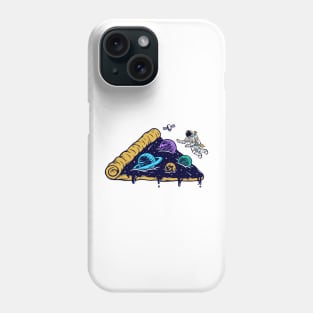 astronaut pizza universe Phone Case