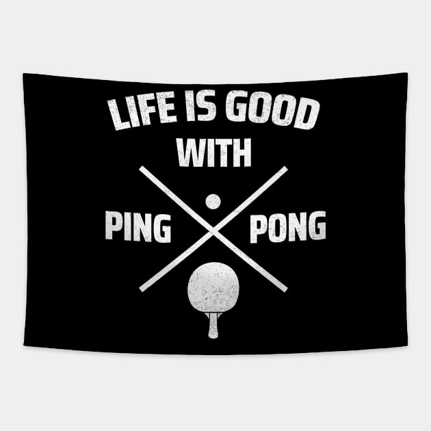 ping pong Tapestry by Mandala Project