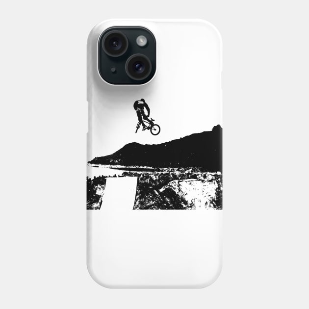 bmx dirt Phone Case by rickylabellevie