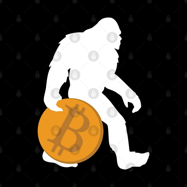 Bigfoot Bitcoin Funny Crypto Cryptocurrency by BrightGift