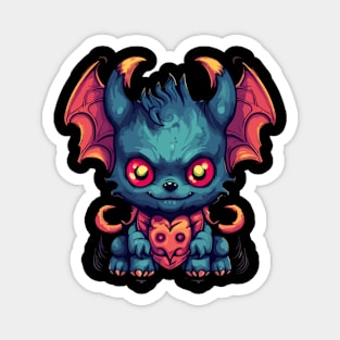 little demon - cute Magnet