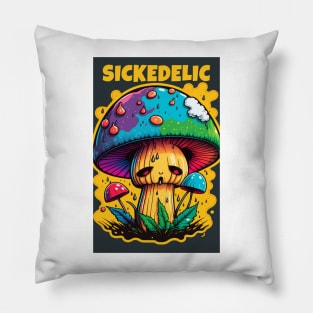 Sickedelic Mushroom Pillow