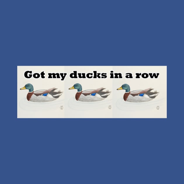 Got my ducks in a row by Matt Starr Fine Art