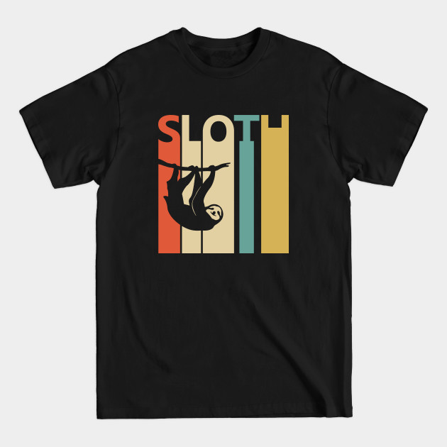 Disover Funny Vintage Sloth Gift - Sloth - T-Shirt