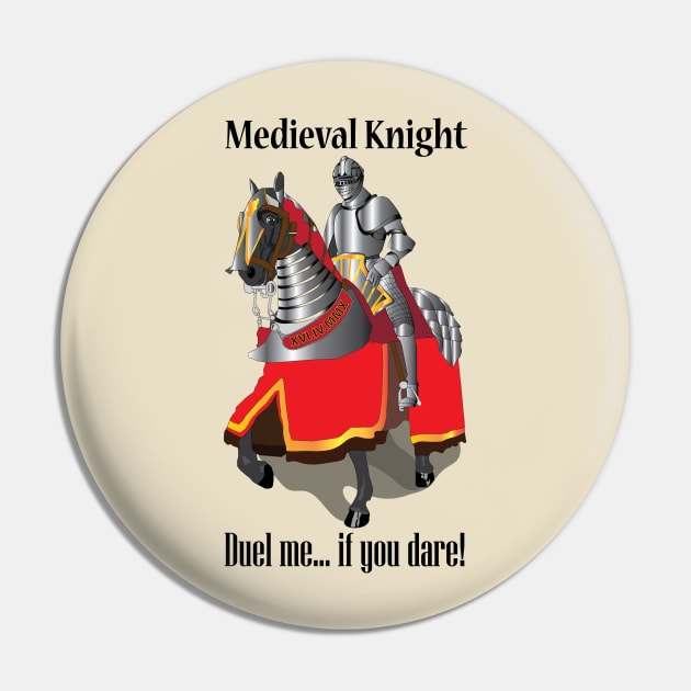 Medieval Knight Pin by GilbertoMS