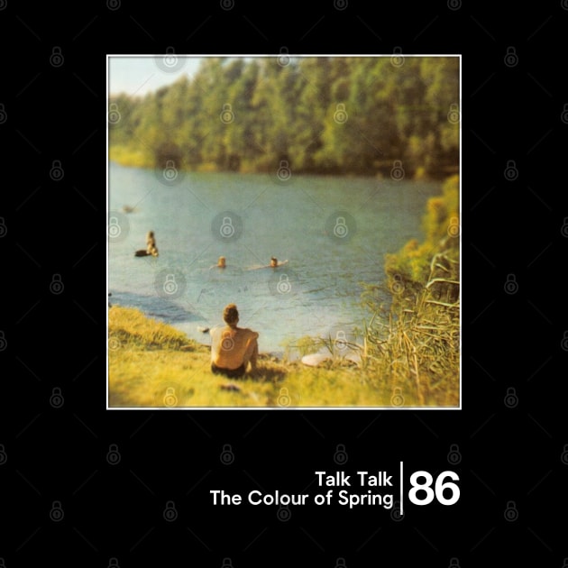 Talk Talk - The Colour of Spring / Minimal Style Graphic Artwork Design by saudade