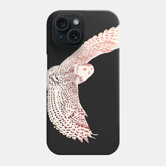 Snowy Owl Phone Case by RobertBretonArt