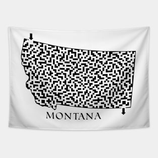 State of Montana Maze Tapestry