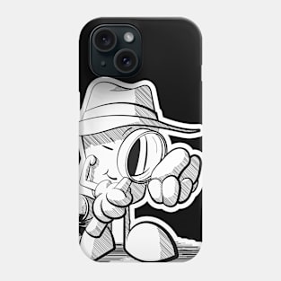 Detective Muggsi | BW Edition Phone Case