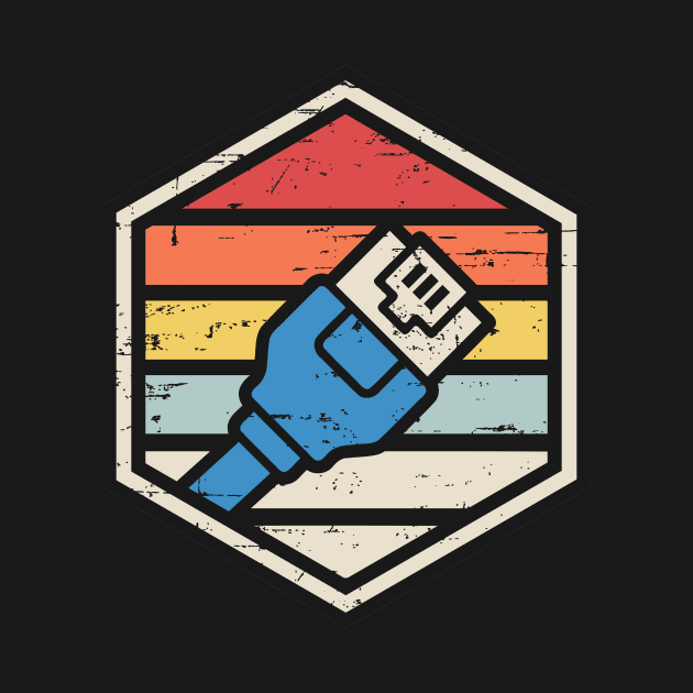 Retro Badge RJ45 by rojakdesigns