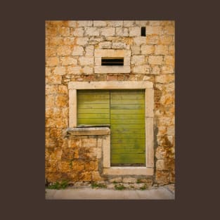 Door in Sutivan, Brac, Croatia T-Shirt