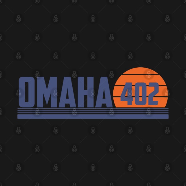 402 Omaha Nebraska Area Code by Eureka Shirts