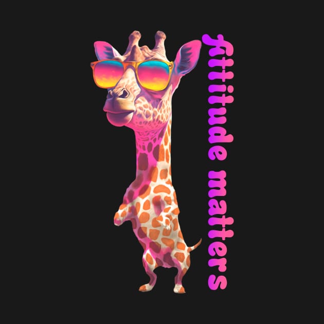 Attitude matters giraffe by KIDEnia