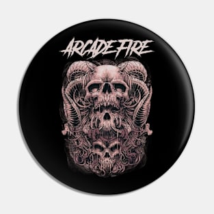 FIRE ARCADE BAND Pin