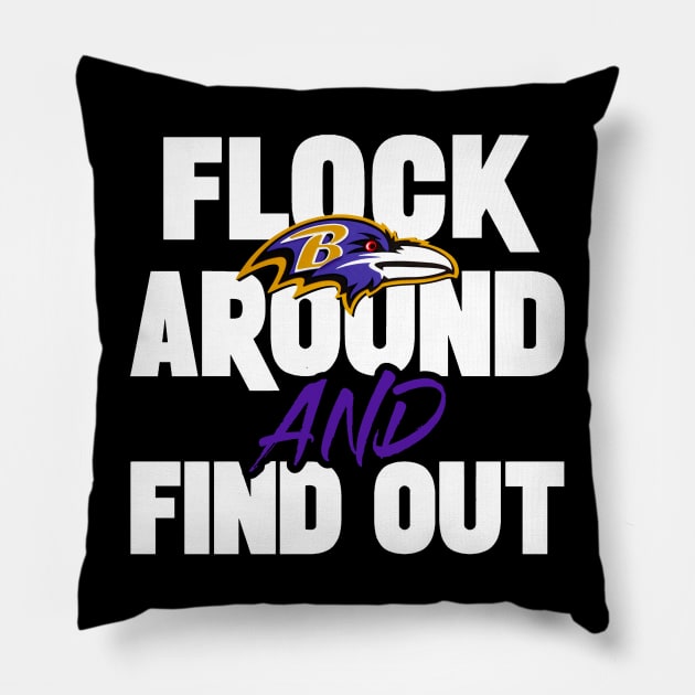 Flock Around And Find Out Pillow by TrikoGifts