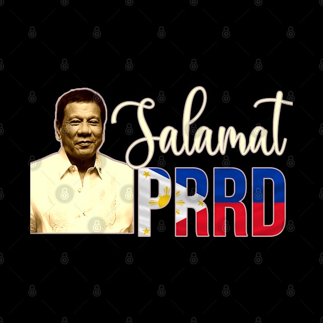 Salamat PRRD Thank You President Rodrigo Roa Duterte Philippines Davao DDS Gift Farewell Keepsake Pinoy Pinay by familycuteycom