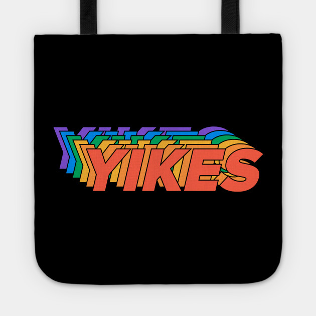 YIKES - Gay Pride - LGBT Rainbow Typographic