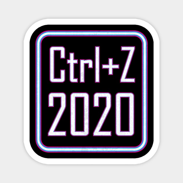 Ctrl+Z 2020 Magnet by WAADESIGN