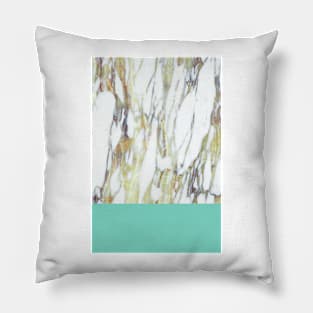 Mint hard stone Pillow