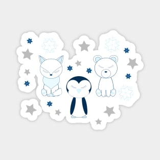 Winter Friends Magnet