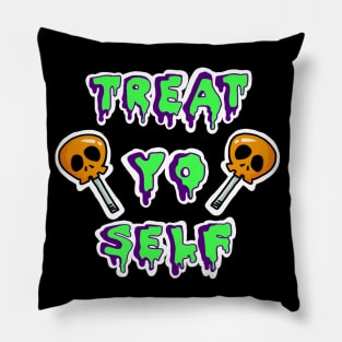 Skull Lolipop Halloween 2020 Pillow