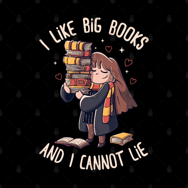 I Like Big Books And I Cannot Lie Funny Cute Gift by eduely