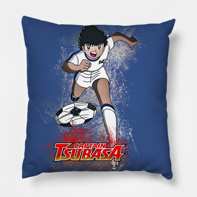 Captain Tsubasa Popart Pillow by masnono